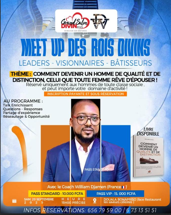 Hero image for Meet Up des Rois Divins à Douala 2025