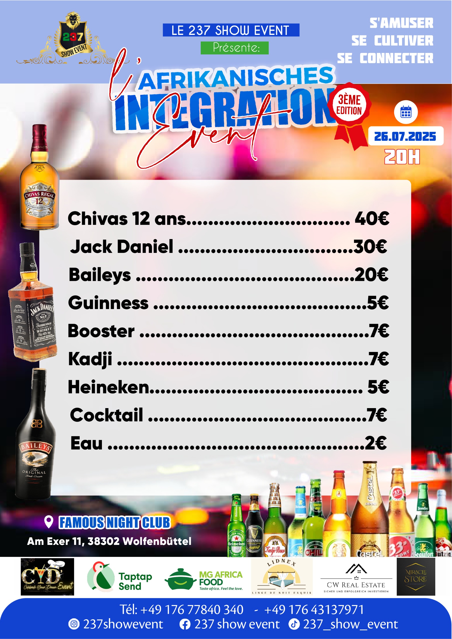 Carte des Boissons