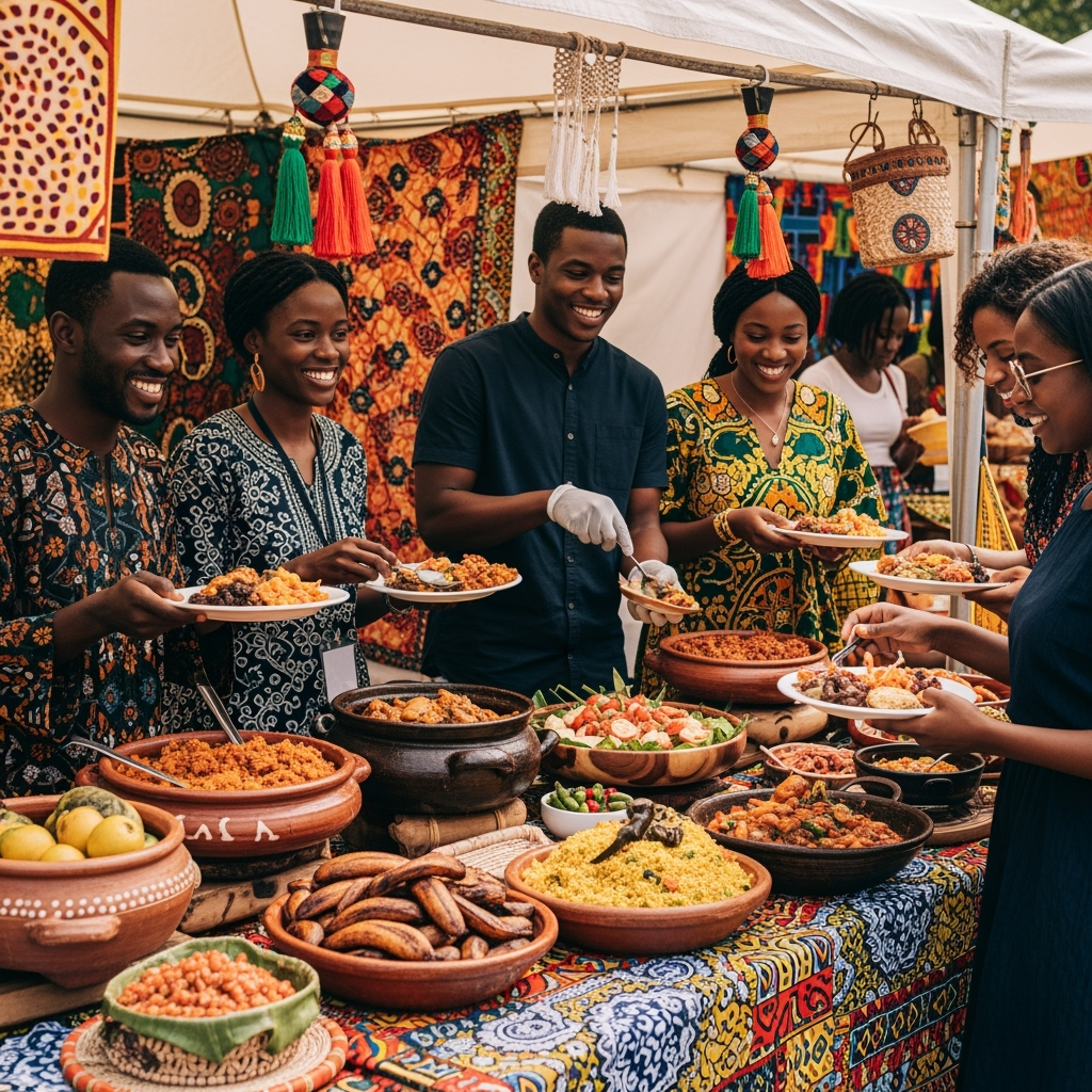 Stand gastronomie africaine